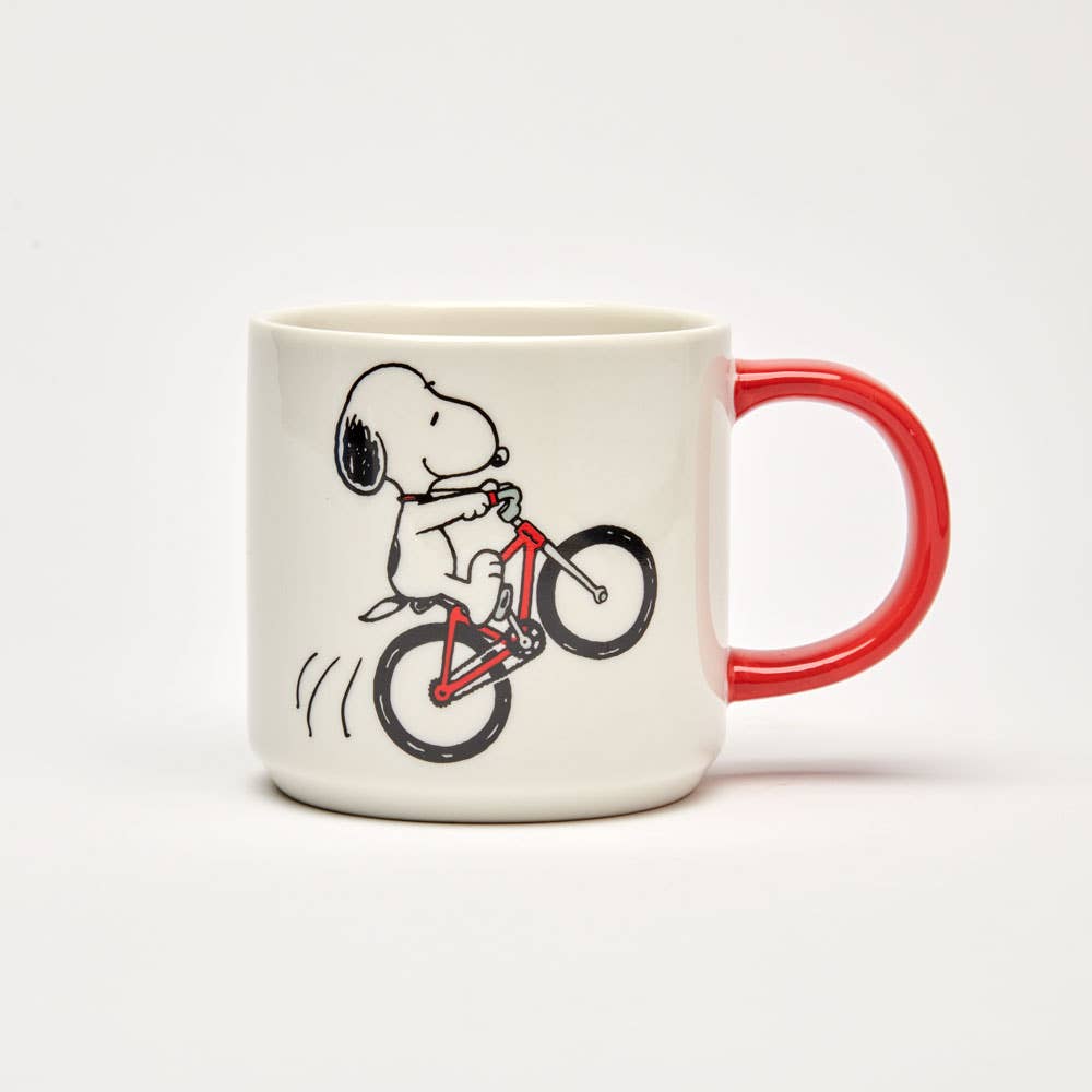 Magpie x Peanuts - Snoopy Born To Ride mug | Scout & Co