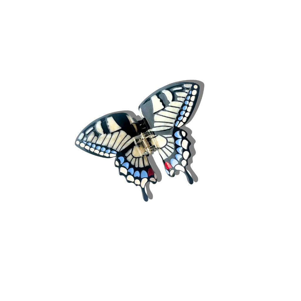 Solar Eclipse - Swallowtail Butterfly handpainted hair claw | Scout & Co