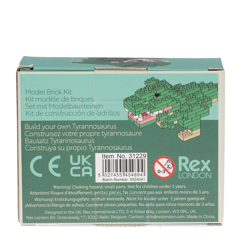 Rex - Build your own T-Rex dinosaur mini brick kit | Scout & Co