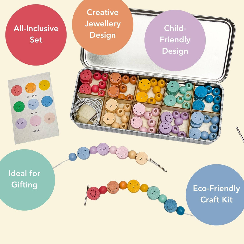 Cotton Twist - It's Nice To Be Nice Bracelet Beading Kit | Scout & Co