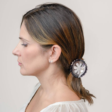 Winona Irene - Persephone flower round hair claw