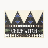 Hadley - Chief Witch party hat card | Scout & Co
