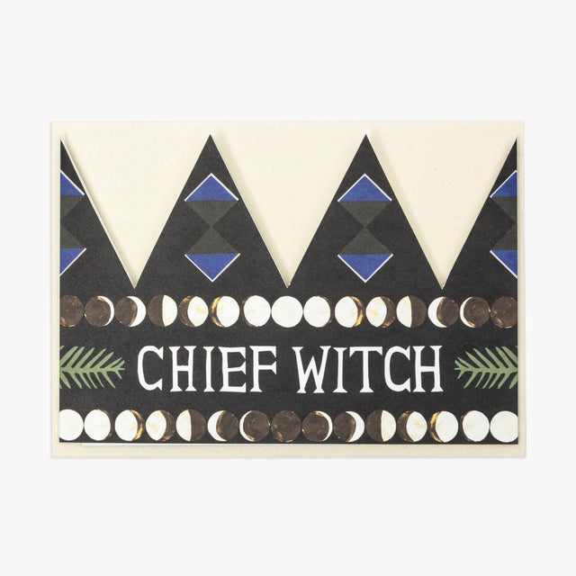 Hadley - Chief Witch party hat card | Scout & Co