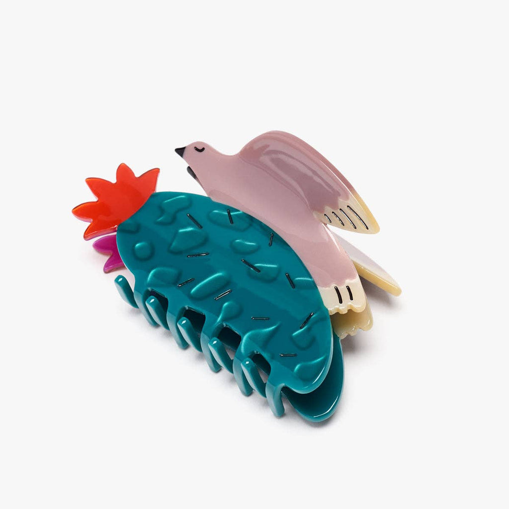 Winona Irene - Saguaro Desert Cactus Dove hair claw | Scout & Co