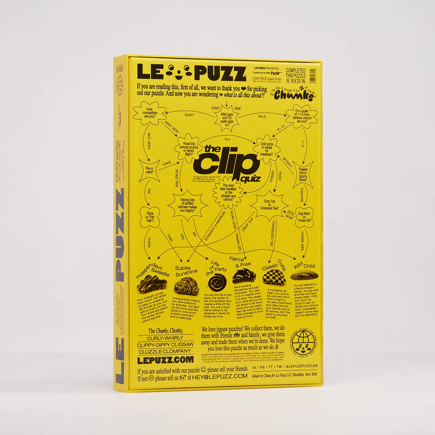 Le Puzz - Love Is In The Hair 500-piece jigsaw puzzle