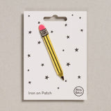 Petra Boase - Pencil Iron-On Embroidered Patch | Scout & Co