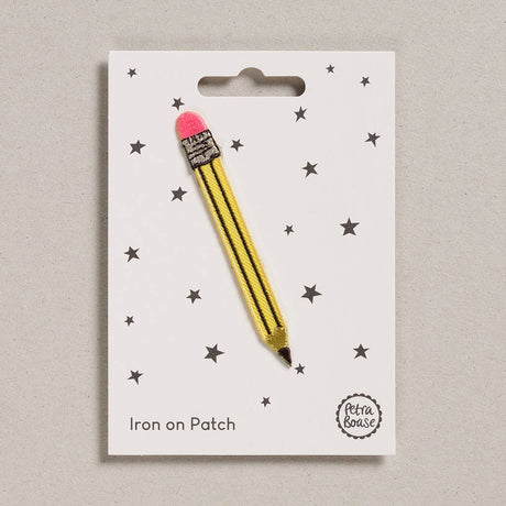 Petra Boase - Pencil Iron-On Embroidered Patch | Scout & Co