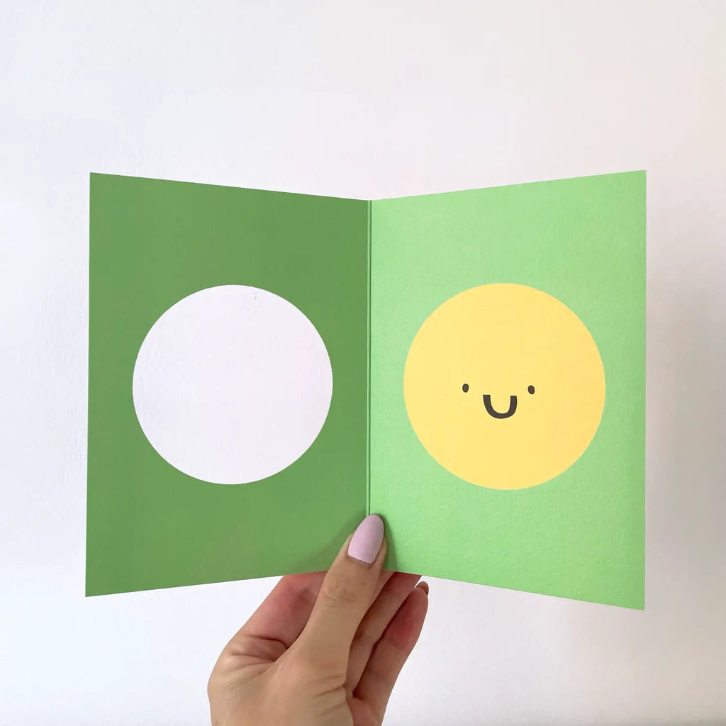 Rumble Cards - Happy Face die-cut card | Scout & Co