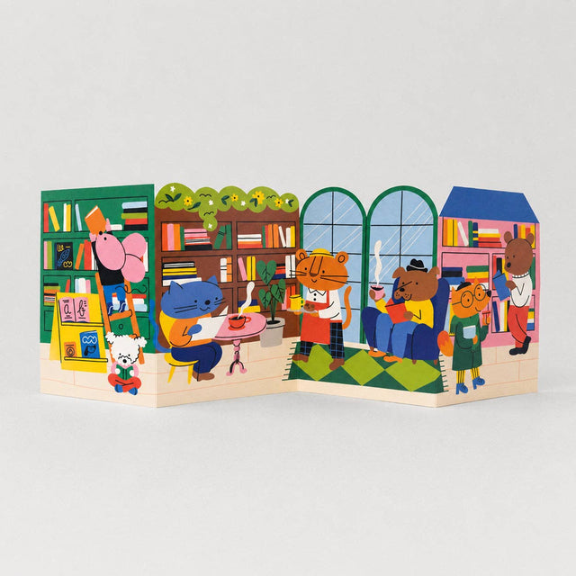 Studio Boketto - Book Club concertina card | Scout & Co