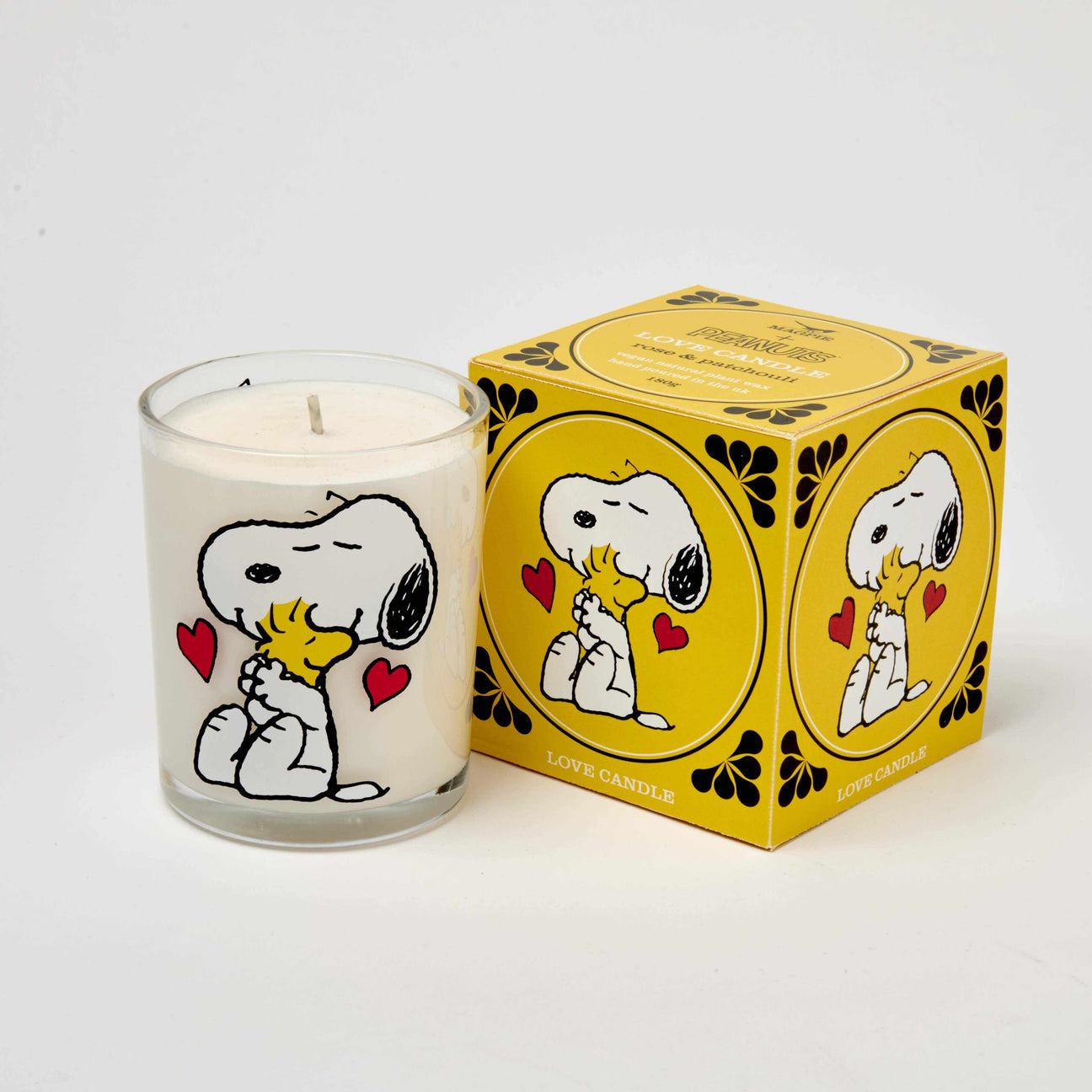 Magpie x Peanuts - Snoopy Love candle - Rose & Patchouli | Scout & Co