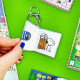 Pipsticks - Snowy Snoopy mini sticker book keychain | Scout & Co