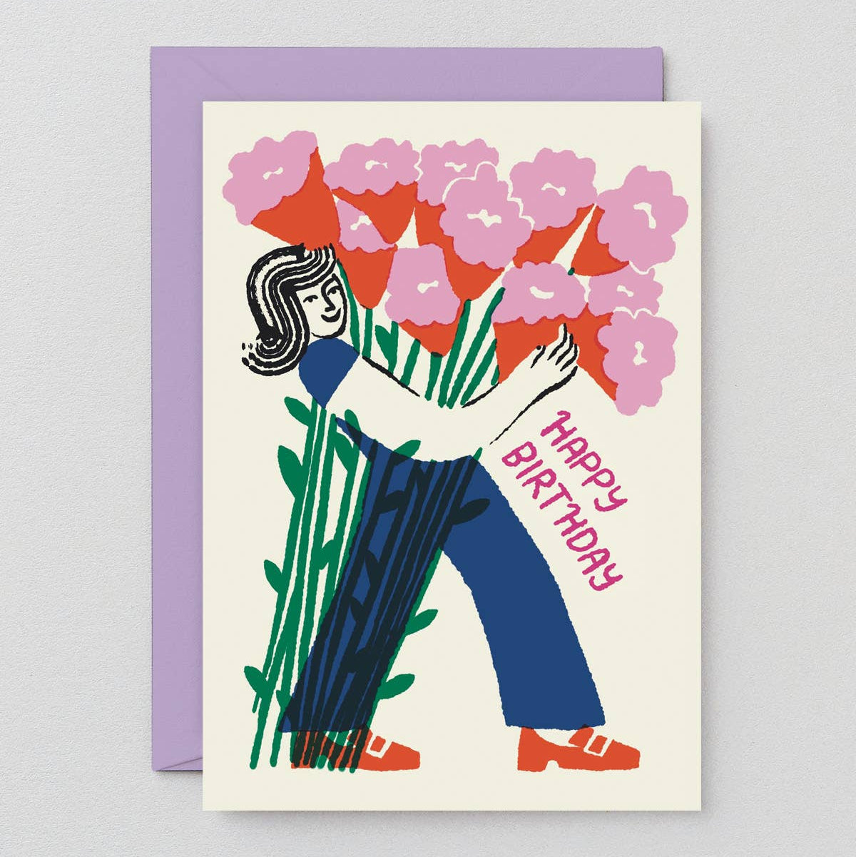 Wrap - Happy Birthday Flower Bouquet card | Scout & Co