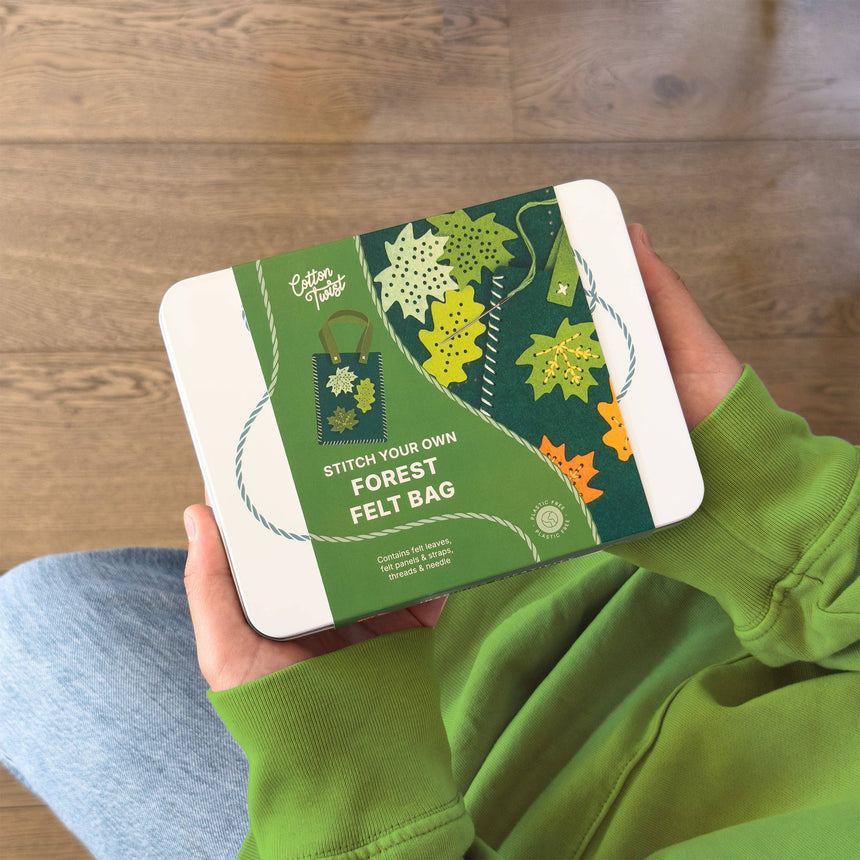 Cotton Twist - Stitch Your Own Forest Felt Bag craft kit | Scout & Co