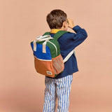 Hindbag - Arthur Tricolour Backpack - Electric Blue | Scout & Co
