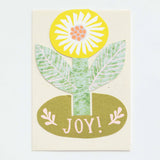 Hadley - Joy Flower stand-up card | Scout & Co