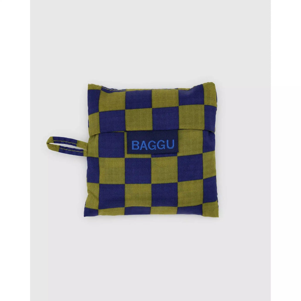 Baggu - Baby Baggu reusable bag - Pear Navy Check | Scout & Co