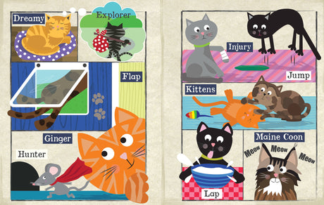 Jo & Nic's Crinkly Cloth Books - A-Z of Cats