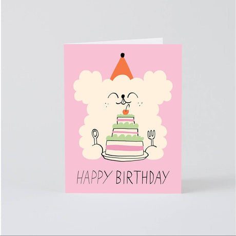 Wrap - Dog & Cake birthday card | Scout & Co
