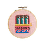 Cotton Clara - Sardines Cross Stitch Kit | Scout & Co