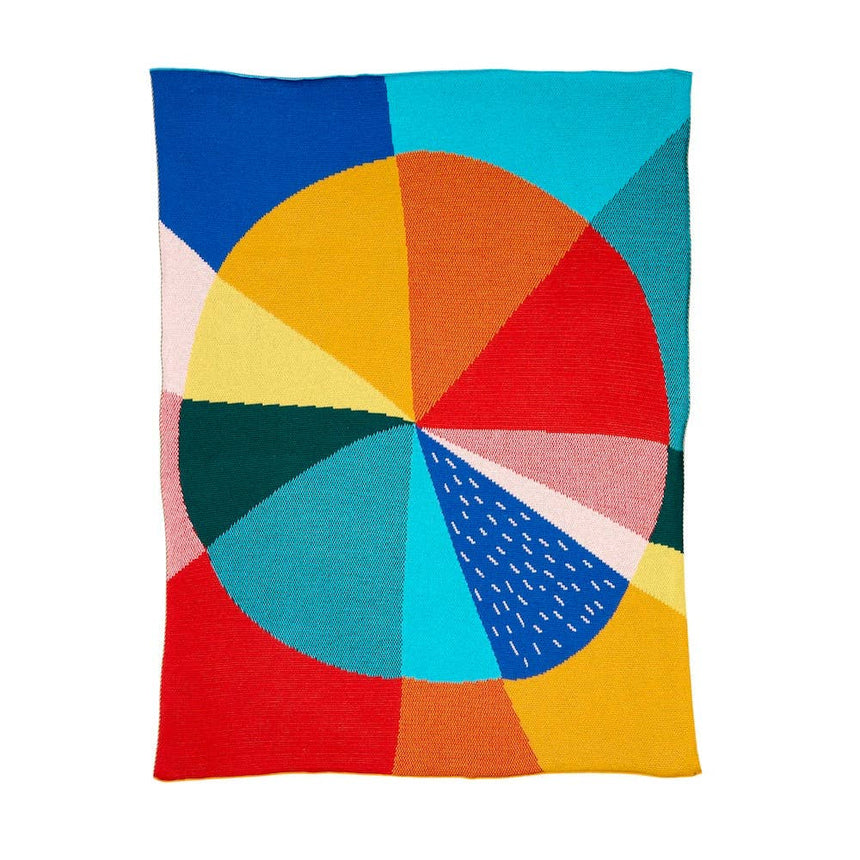 Donna Wilson - Pie Chart cotton mini blanket | Scout & Co