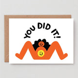 Wrap - 'You Did It!' new baby card | Scout & Co
