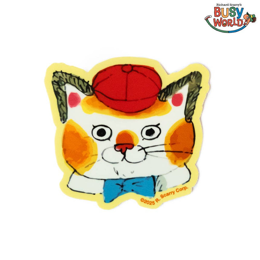 3P4 x Richard Scarry - Huck Cat sticker | Scout & Co