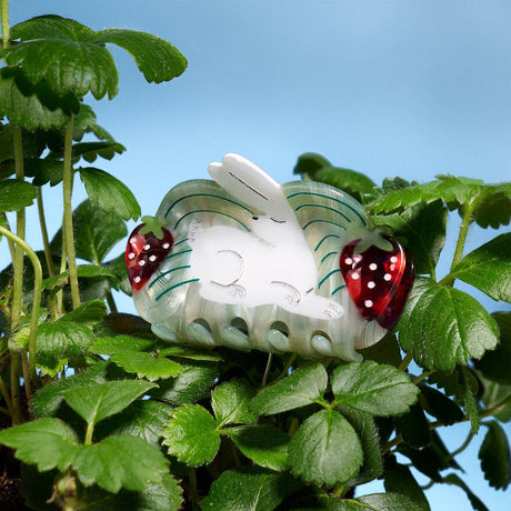 Winona Irene - Strawberry Fields White Rabbit hair claw