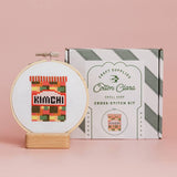 Cotton Clara - Kimchi Cross Stitch Kit | Scout & Co