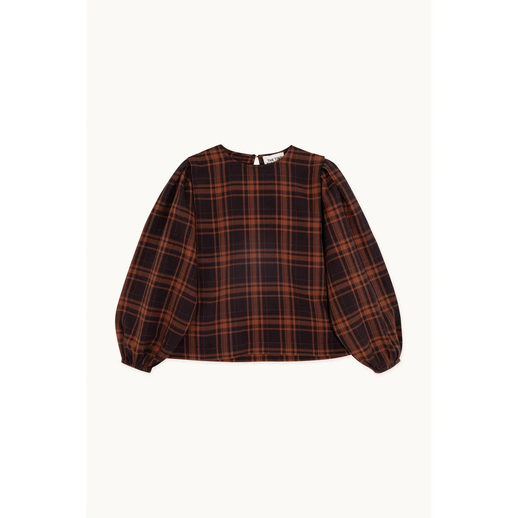 Tiny Cottons Woman - The Tiny Big Sister - Check blouse - black / brown | Scout & Co