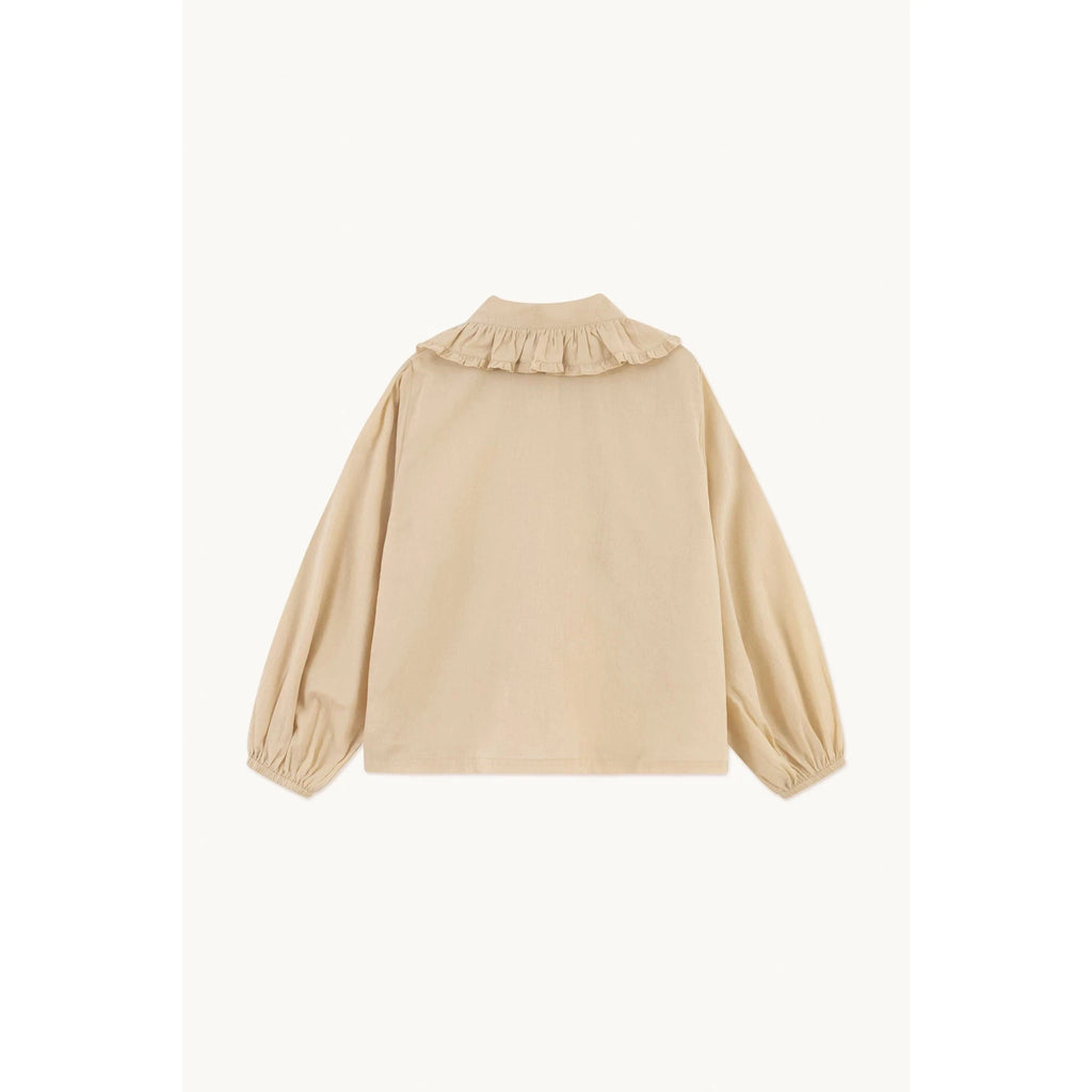 The Tiny Big Sister - Frill neck blouse - vanilla | Scout & Co