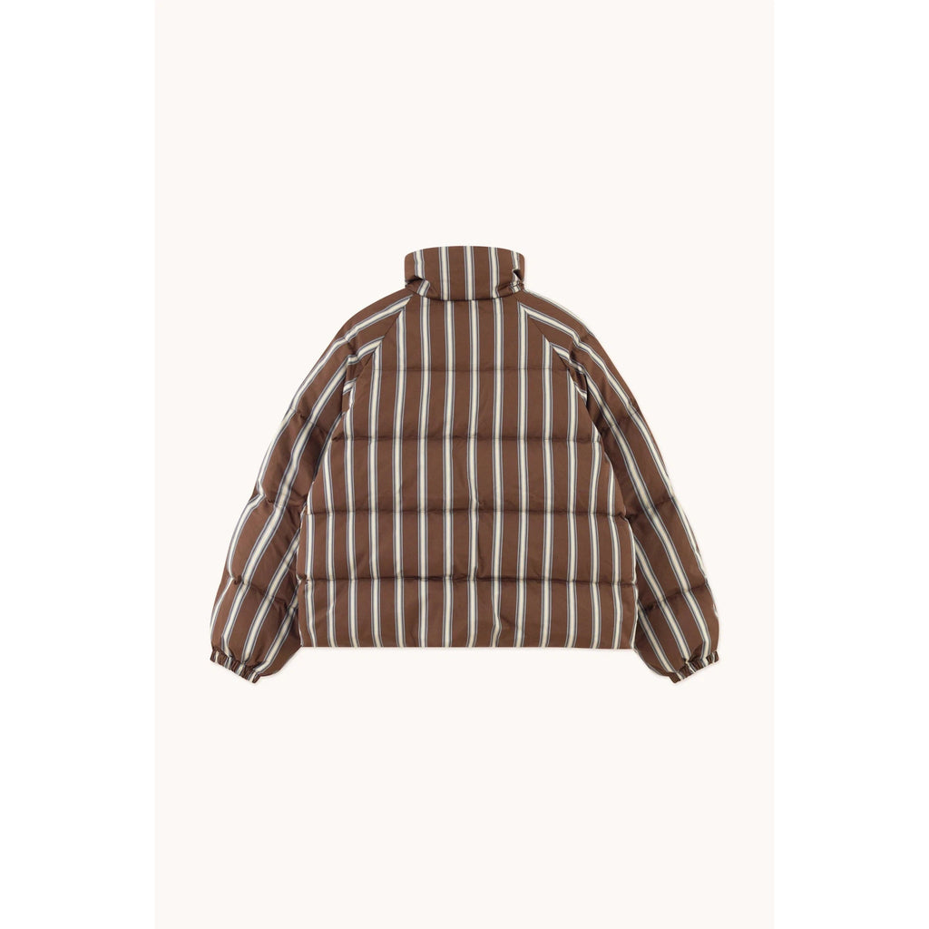 The Tiny Big Sister - Striped short jacket - chocolate | Scout & Co