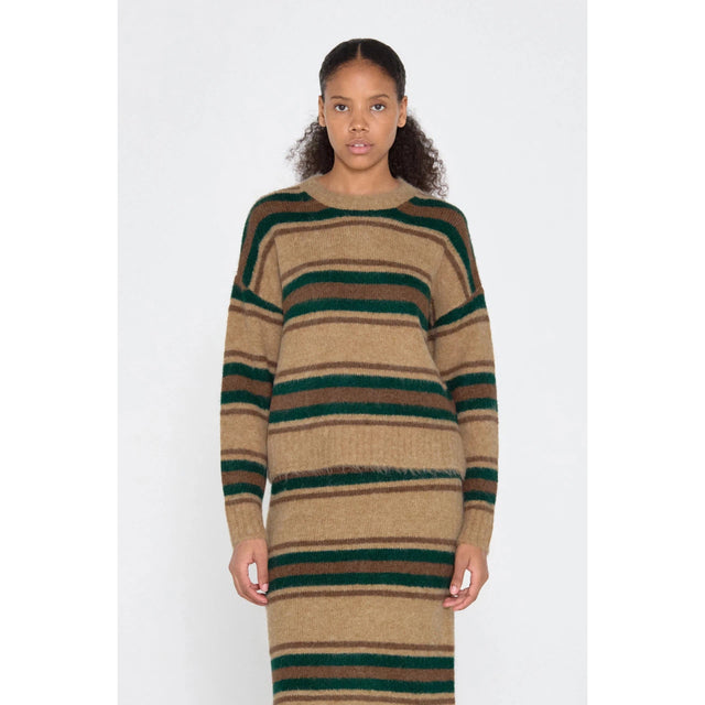 The Tiny Big Sister - Luca striped sweater - ivory | Scout & Co
