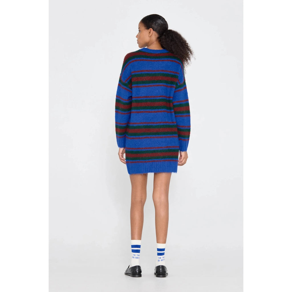 The Tiny Big Sister - Luca striped sweater dress - ultramarine | Scout & Co