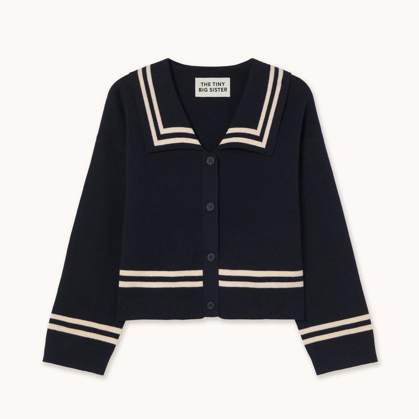 The Tiny Big Sister - Sailor cardigan - navy