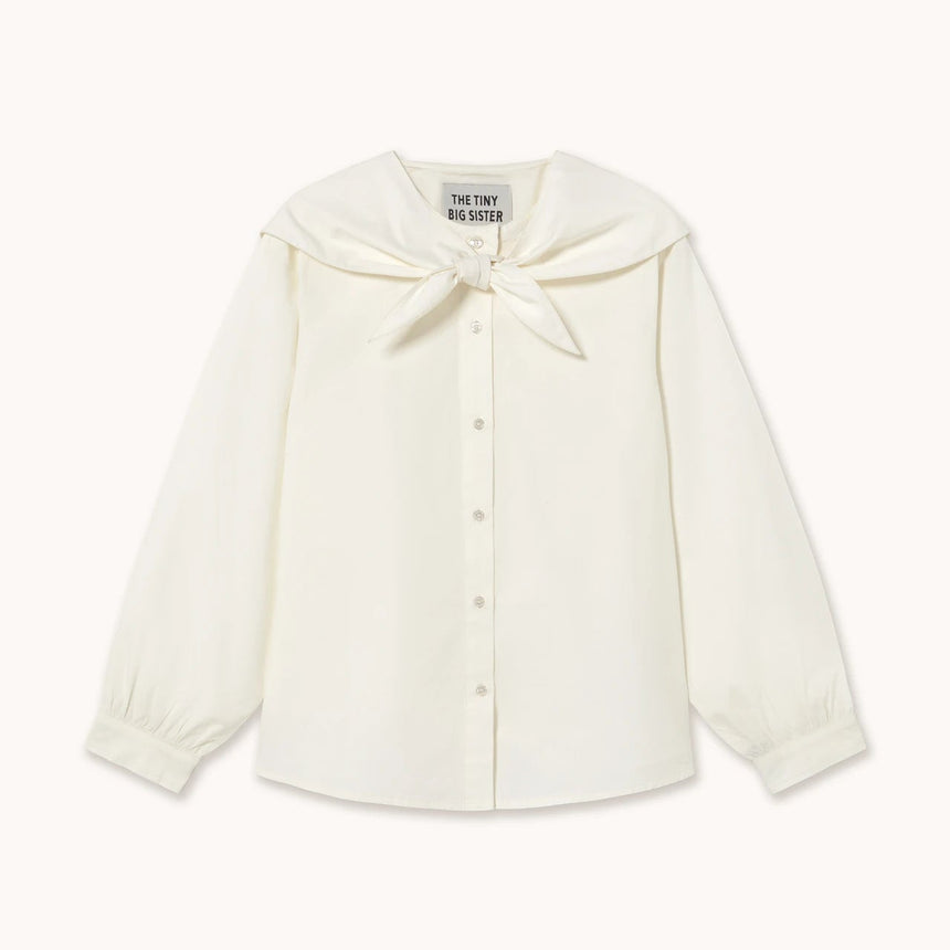The Tiny Big Sister - Scarf neck blouse