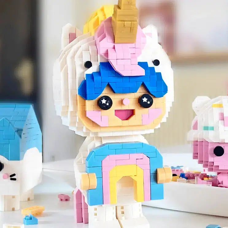 Momiji - Rainbow Unicorn mini bricks set | Scout & Co