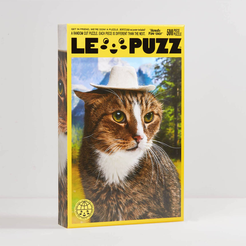 Le Puzz - Howdy Paw-tner 500-piece jigsaw puzzle