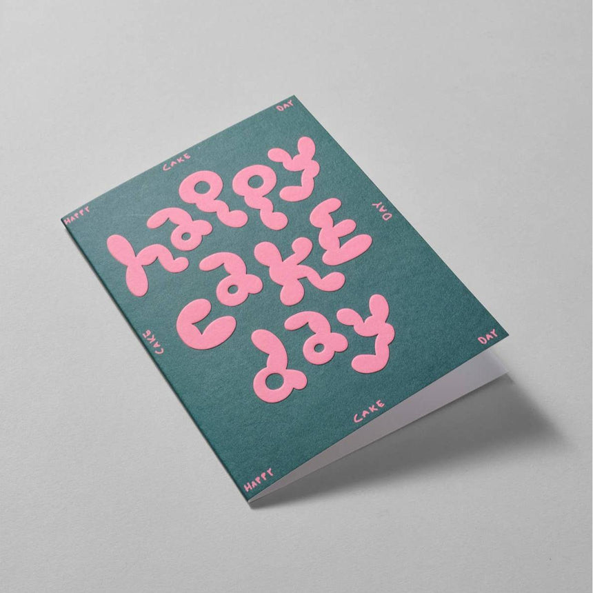 Wrap - Happy Cake Day embossed card | Scout & Co