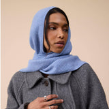 TBCo - Merino Wool Hood in Blue | Scout & Co