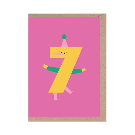 Rumble Cards - 7th Birthday die-cut card | Scout & Co