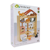 Tender Leaf Toys - Purrfect Stay Cat Hotel wooden play set | Scout & Co