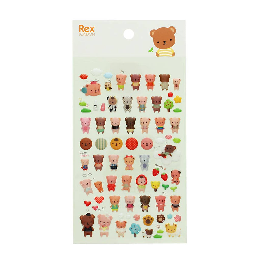 Rex - 3D stickers - Adorable Bears | Scout & Co