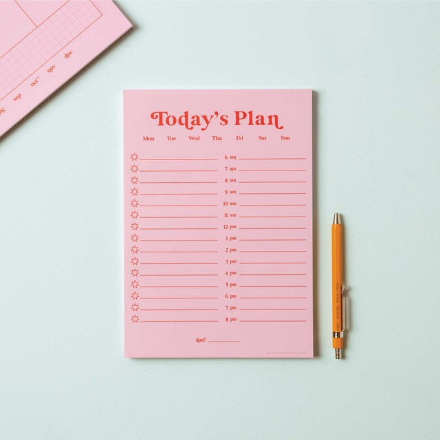 Good Tuesday - Daily Planner Pad - Pink & Red | Scout & Co