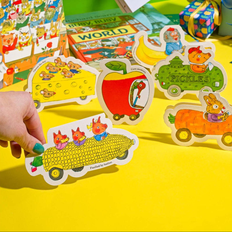 Studio Boketto x Richard Scarry - Corn on the Cob die-cut card | Scout & Co