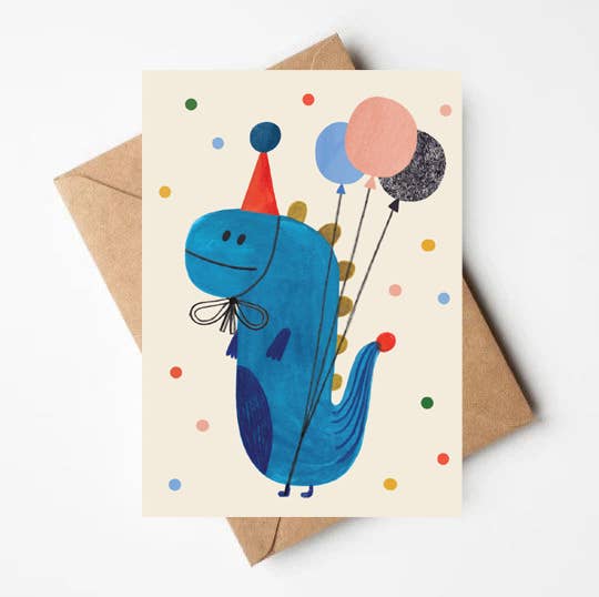 Daria Solak - Party Dinosaur card | Scout & Co
