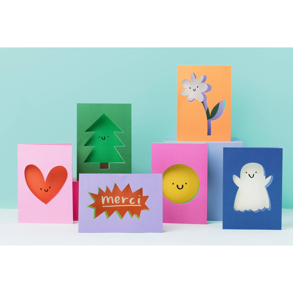 Rumble Cards - Love Heart die cut card | Scout & Co