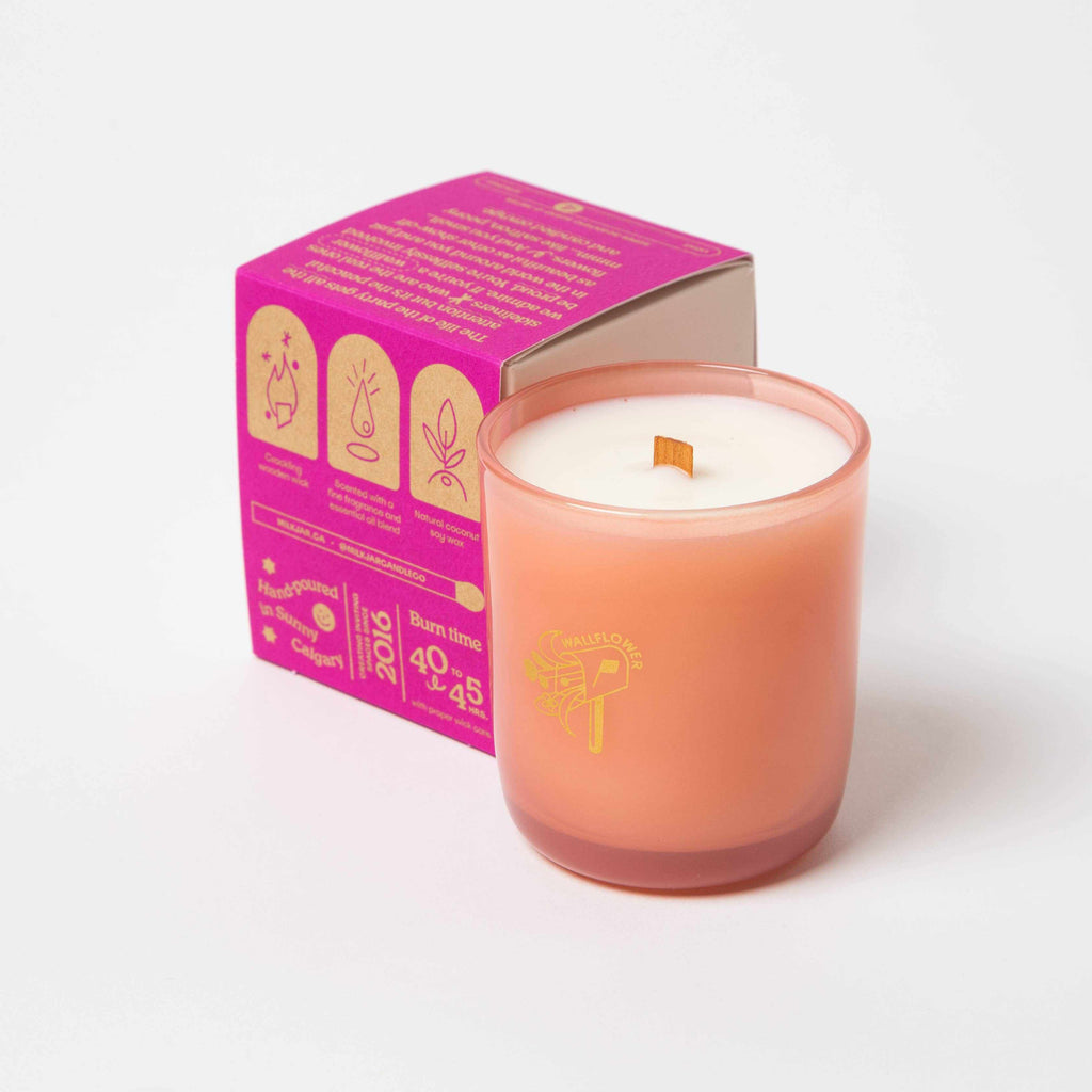 Milk Jar Candle Co - Wallflower candle - Tobacco & Peony | Scout & Co