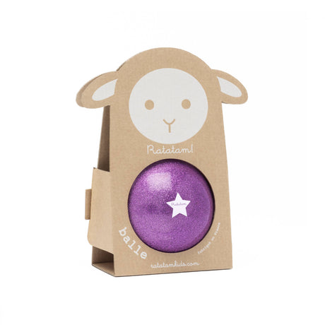 Ratatam! - Purple glitter ball - 10cm | Scout & Co