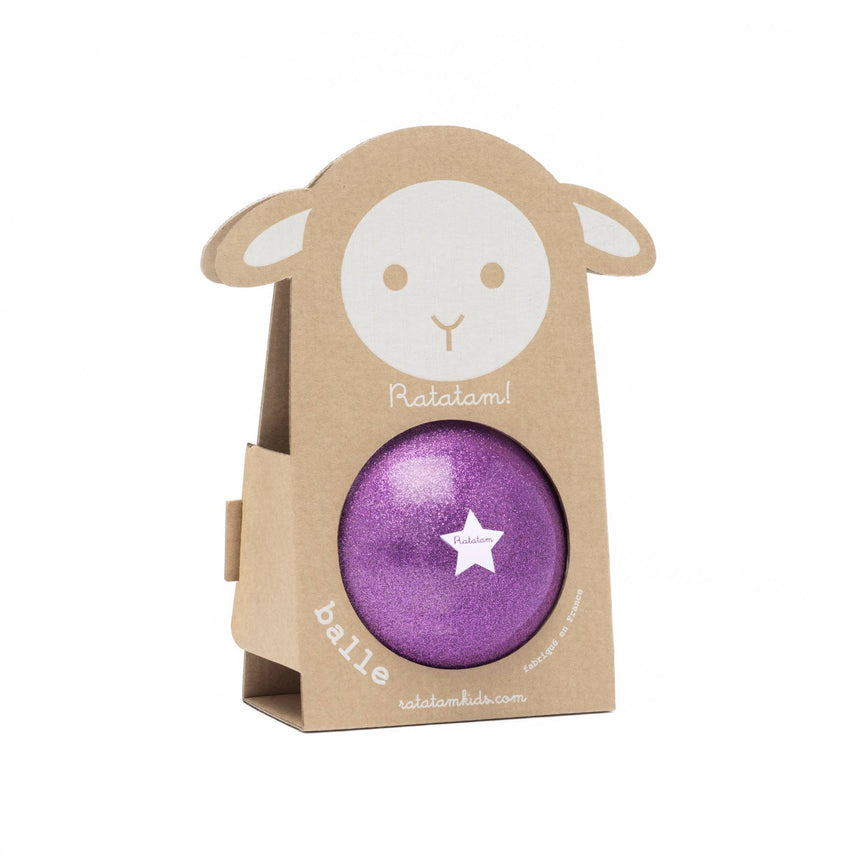 Ratatam! - Purple glitter ball - 10cm | Scout & Co