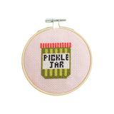 Cotton Clara - Pickle Jar Cross Stitch Kit | Scout & Co